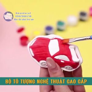 [Mới] Bộ tô tượng thạch cao nghệ thuật cao cấp Động vật Trái cây Côn trùng Rau củ giúp bé phát huy tư duy sáng tạo