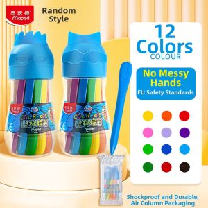 Maped | Non-stick Safe Coloring Wax Crayons 12 Colors