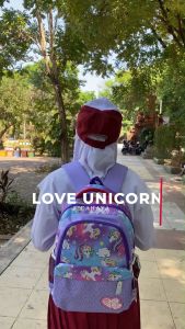 [ BAKULTASS - COD ] Tas Ransel Sekolah Anak Perempuan Murah Motif Cahaya Unicorn Ungu Stylish Ransel Anak TK SD Princess Kuda Pony Free Raincover Kekinian Premium Backpack Anak Cewek Lucu Hangout Trendy Kualitas Impor Tas Gendong Anak Cantik Terlaris
