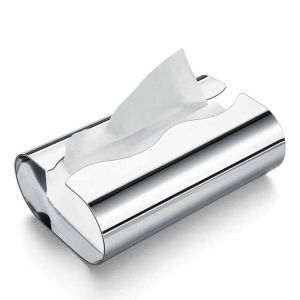 กล่องใส่กระดาษเชิงพื้นเรียบง่ายสไตล์ยุโรป กล่องใส่กระดาษที่มีฟีเจอร์เก็บของสำหรับบ้านและเครื่องประดับตกแต่ง