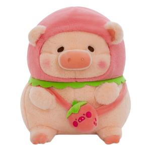 QIAOSHANG | Soothing Strawberry Pig Stuffed Toy