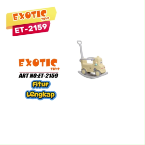 Ride On Anak Exotic ET2159 ( 3 IN 1 Car) dengan Desain Mobil dn dilengkapi Musik