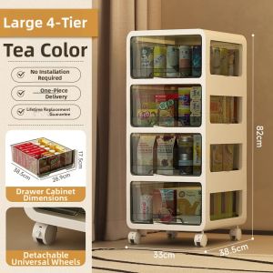 XINGYOU | Moveable Plastic Drawer-style Storage Cabinet