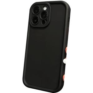 DAIMANG | Anti-Shock Silicone Case for iPhone 14 Pro Max iPhone 13 Pro iPhone 12 Pro iPhone 11 Black