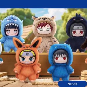 Naruto Shippuden Cute Beast Party Series Vinyl Plush Doll Blind Box Figures Bag Charm Gift