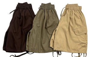 กางเกงขายาวทรงหลวมสไตล์ญี่ปุ่นย้อนยุคพร้อมกระเป๋าหลายช่อง ทรงหลวม กางเกงขายาวทรงสปอร์ตสำหรับใส่ทำงานแบบลำลองสำหรับฤดูร้อน