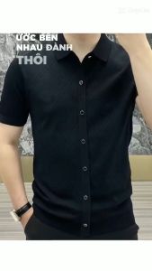 Áo thun áo thun nam tay ngắn cúc cài chất vải mềm mịn hàng cao cấp thiết kế may chuẩn từng đường kim mũi chỉ - H75