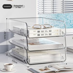 XINGYOU | Transparent Desktop Organizer Storage Box