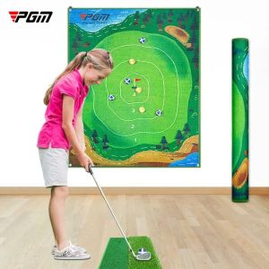 PGM DJD040  Indoor Mini Golf Suspended Dartboard Practice Outdoor Training Aid Trainer Golf Hitting Mat