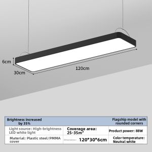 EUROB | Ultra Bright Industrial Style Commercial Ceiling Strip Light