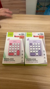 Anitech แป้นพิมพ์ตัวเลขไร้สายสีสันน่ารัก รุ่น N186 รับประกัน 3ปี