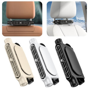 [Arrived within 3 days]High-end new car rear fan USB plug-in 3 speed car rear pillow leaf less seat fan USB electric interface unlimited models sedan SUV commercial vehicle van van off-road vehicle excavator crane can be used