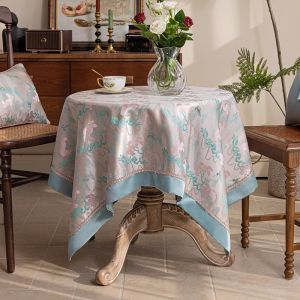 New Chinese Style Tablecloth Luxury Sensation Restaurant Tablecloth Atmosphere Dopaamine Tea Table Cloth Home Textile