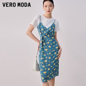 Vero Moda | Đầm Xuân Hè Cổ Trụ Pháp In Hoa Ngọt Ngào Kiểu Hai Mảnh