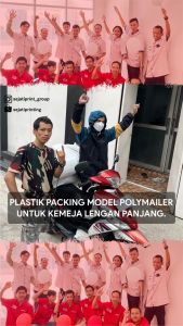 (Isi 100 pcs) Sablon Plastik Packing Olshop Uk. 30 x 40cm Plastik Packing - POLYMAILER