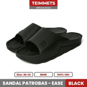 TMMTS | Patrobas Ease - Black | Sandal Slide Pria Wanita