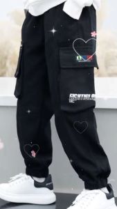 (18-52kg) Quần túi hộp thời trang cho bé trai từ 5-16 tuổi quần dài mùa hè mùa thu đông trẻ em nam mẫu ABC chất nỉ kaki