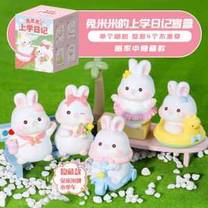 【Ready Stock】 Cute Auspicious Rabbit Blind Box Resin Desktop car Decor Decoration Ornament Gift 小兔 兔子 盲盒 批发可爱树脂桌面汽车摆件