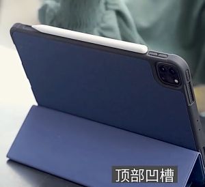 Bao Da Vải cao cấp Cho iPad Pro 11 M4 2024 Pro 13 inch iPad Air M2 Air 13 2024 Chính hãng Dux Ducis chống sốc có ngăn bút