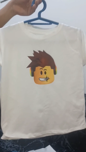 (COD) 100%cotton Tshirt casual for kids 0-12yrs old boys and girls Durable and Affordable with high quality and long lasting print cute and trendy ROBLOX design