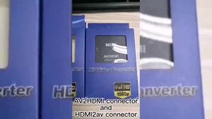 1080P HDMI TO AV Scaler Adapter HDMI to RCA AV/CVSB L/R Video HDMI2AV Mini HD Video Converter And Rca To Hdmi Converter For TV