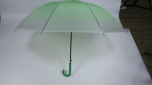 Automatic Transparent Gradient Umbrella 8-Ribs UV Protection Parasol / Payung Duo Warna