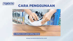 Safety Helmet Heavy Duty Tonata / Helm Proyek Include Inner Fast Track Klop Putar / Helm Kerja Biru