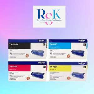 1 SET BROTHER TN-459 (BCYM) ORIGINAL TONER CARTRIDGES