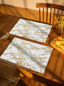 【Teslin】Non-Slip & Easy-Clean Placemat Practical & Heat-Insulating Kitchen & Dining Table Accessory