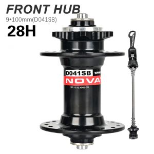 NOVATEC MTB Hubs D041SB D042SB 28/32/36H | Front & Rear HG Stainless Steel Freehub 8–12 Speed | Mountain Bike Hub Set
