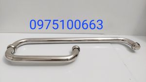 [Giá hủy diệt] [Ảnh thật] Tay nắm cửa vách tắm kính bo tròn inox 304 chống gỉ