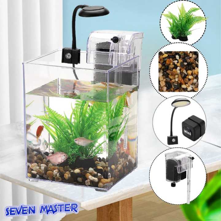 Seven Master Full Set Of Landscaping Small Plastic Square Fish