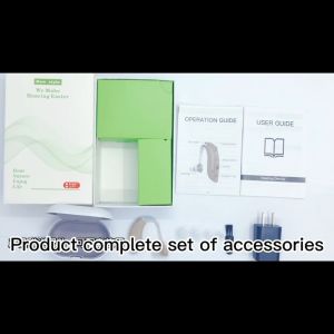 Rechargeable Hearing Aid Hearing Aids For Adults Original Hearing Aids Made In Japan Adjustable(Suit For Both Ear) Volume Sound Amplifier Portable Hearing Aid for Senior