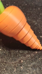 3D Printed Retractable Carrot Fidget Toy