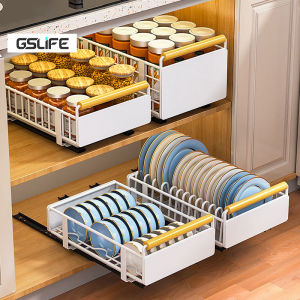 Lifinity Kitchen Pull Out Rack organizer Kitchen Cabinet Condiments Pull Out Rack Condiments Racks Kitchen Organizer
