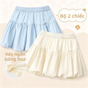 Chân Váy Chống Nhìn Trộm Phong Cách Cánh Hoa Cho Bé