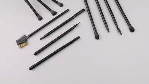 12pcs Eyeshadow Makeup Brushes Set Foundation Powder Blush Eyeshadow Sponge Brush Eyeliner Brush Soft Hair Cosmetic Tools