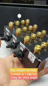 Bộ Chuyển Loa  3 Ampli Ra 1 cặp Loa