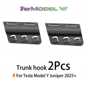 For Tesla Model Y YL Juniper Rear Trunk Hook Seat Button Cargo Grocery Shopping Bag Holder Umbrella Hanger Storage Accessories