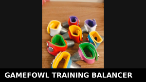 Balancer / Leg Weight for Gamefowl Rooster