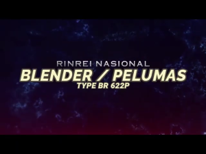 COD Blender 4in1 Tabung Plastik Rinrei BR 622 P Anti Pecah Kualitas Nasional SNI Bergaransi 1 Tahun