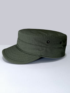 Outdoor Tactical Military Green Cap Training Hat Flat Top Baseball Cap for Men Short Brim Duckbill Hat Casual Style Hat