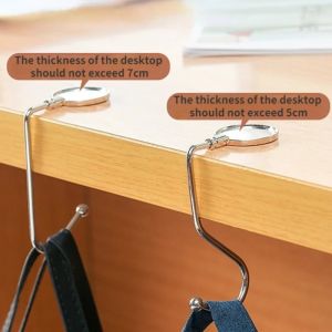 Multifunction Foldable Table Hook Hanger Purse Handbag Holders Organizer Bag Hook Desk Side hook Desktop Hooks