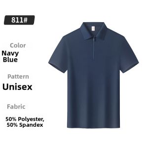JINGYILAIXIU | Free Embroidery Cool Feeling Polo Shirt