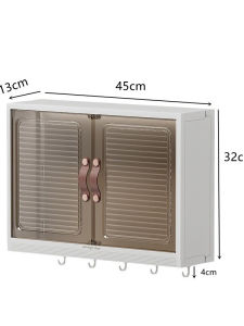 Bathroom Wall-Mounted Storage Box Toilet Paper Clothes Hygienic Pads Waterproof Shelf No-Punching Needed Organizer