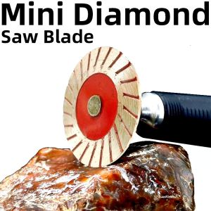 40mm Diamond Mini Saw Blade with Thread Stone cutting disc Granite Sandstone Concrete Lettering Carving Grinding tool