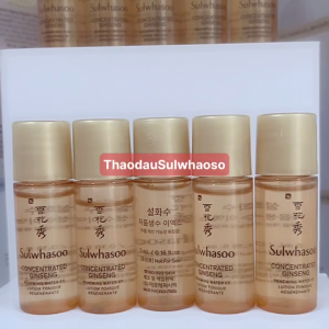 [THANH LÝ DATE 12.2026] 4 Or 5Chai * 5ml SWS Nước cân bằng Nhân Sâm Concentrated Ginseng Rejuvenating Water Cô Đặc Trẻ Hóa Da