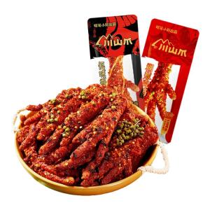 Spicy Wonton Snack Large Size Independent Packaging Tiger Skin Chicken Claw Flavorful Crispy Chicken Feet Snacks from Fujian