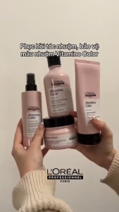Dầu gội  Loreal Vitamino dưỡng màu tóc nhuộm bền màu 1500ml