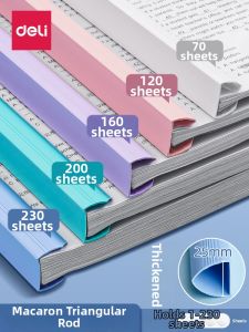 deli | Thick Transparent Large Capacity File Folder